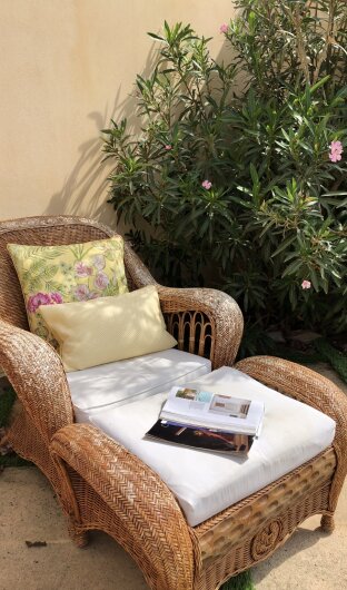 H.O.C.K. Sparkle Outdoor Kissen mit Keder 50x50cm gelb