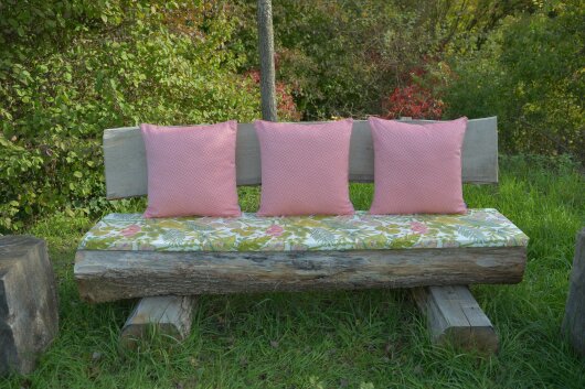 H.O.C.K. Pepe-Helix Outdoor Kissen mit Keder 50x50cm rot