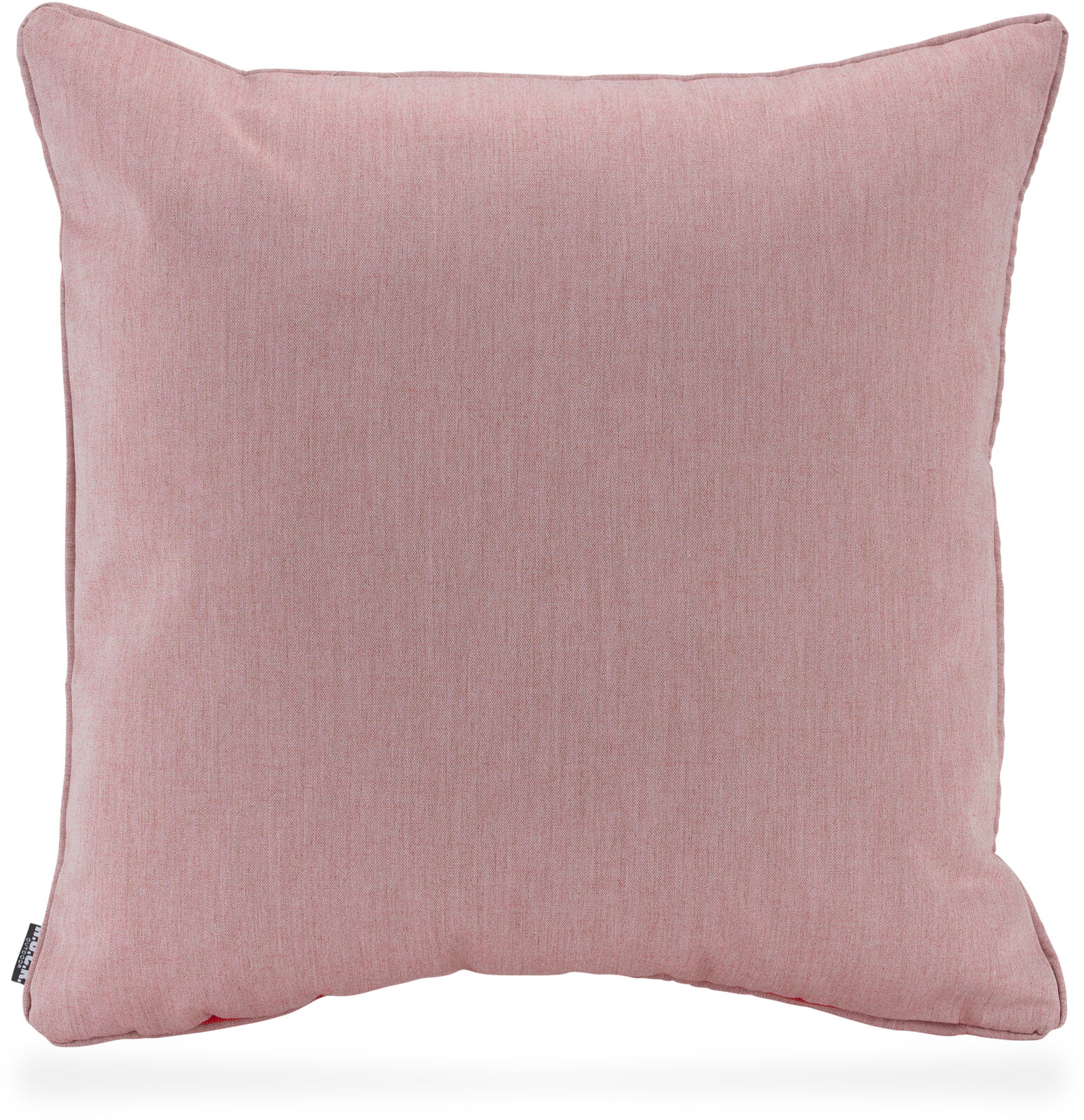 H.O.C.K. Lino-Leinen Outdoor Kissen mit Keder 50x50cm melange berry