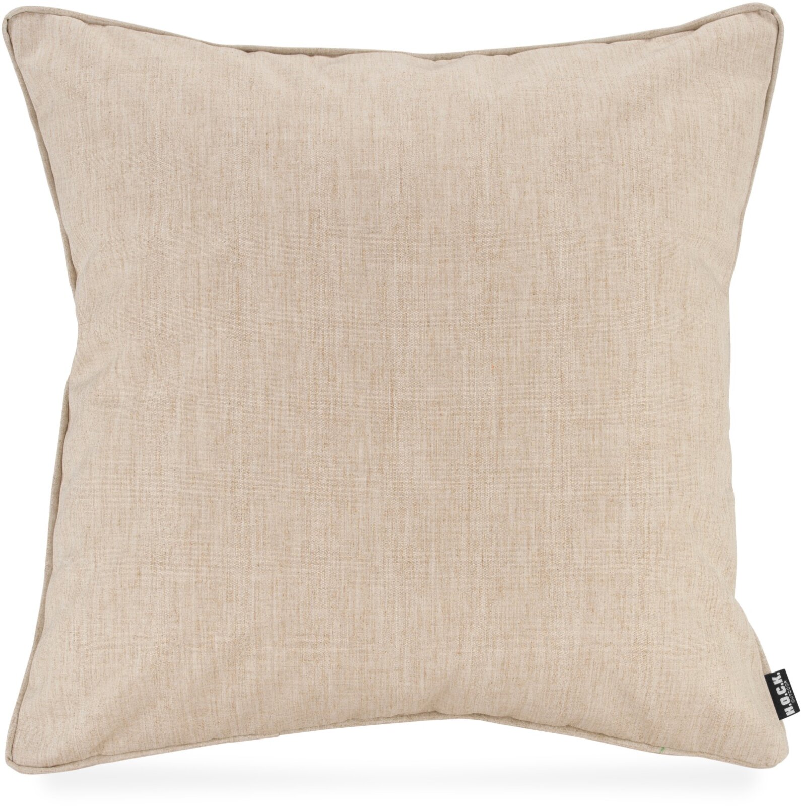 H.O.C.K. Lino-Leinen Outdoor Kissen mit Keder 50x50cm melange sand