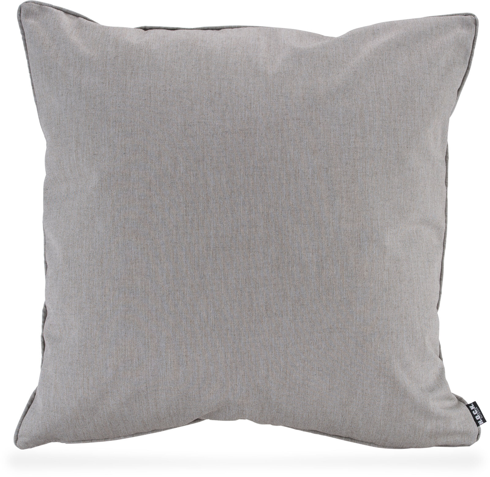 H.O.C.K. Lino-Leinen Outdoor Kissen mit Keder 60x60cm melange stone grau
