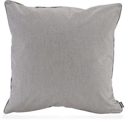 H.O.C.K. Lino-Leinen Outdoor Kissen mit Keder 60x60cm melange stone grau