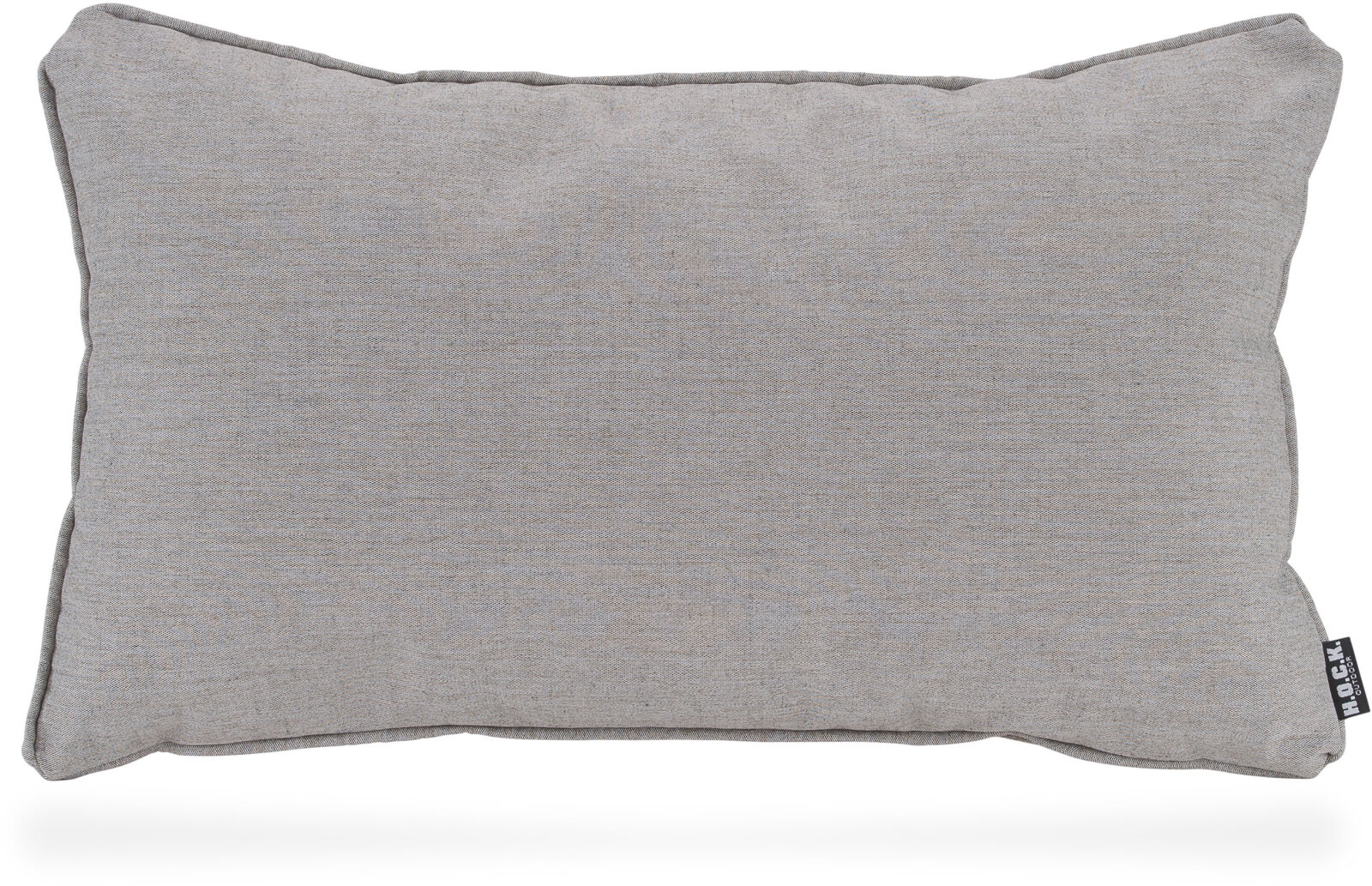 H.O.C.K. Lino-Leinen Outdoor Kissen mit Keder 50x30cm melange stone grau