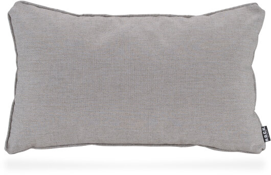 H.O.C.K. Lino-Leinen Outdoor Kissen mit Keder 50x30cm melange stone grau