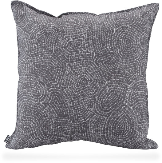 H.O.C.K. Ethno-Elephant Outdoor Wendekissen Elefanten-Motiv mit Biese 50x50cm grau