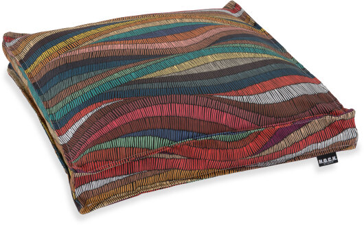 H.O.C.K. Peggy multicolor Outdoor Sitzkissen mit Biese 40x40x5cm bunt design