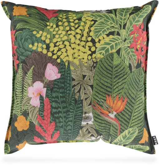 H.O.C.K. Forever Green Outdoor Kissen mit Biese Blatt-Motiv 50x50cm