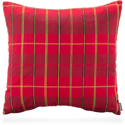 H.O.C.K. PURE SILK Wendekissen Karo 45x45cm checkered-red