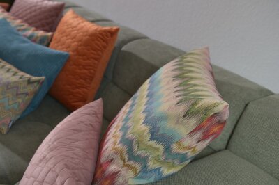 H.O.C.K. Esra Dekokissen 50x50cm multicolor boho