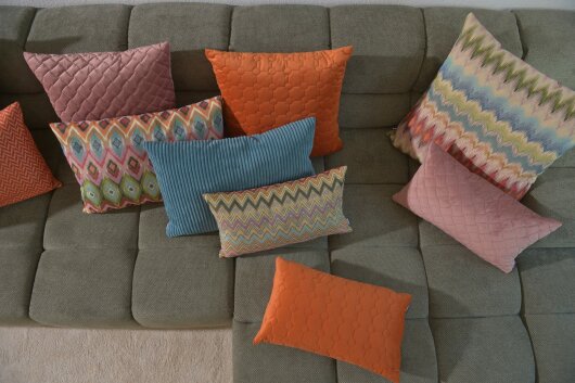 H.O.C.K. Esra Dekokissen 60x60cm multicolor boho