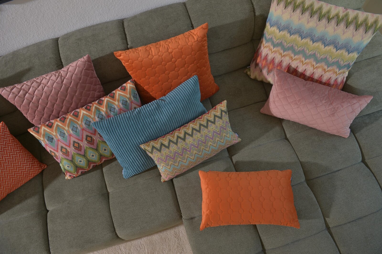 H.O.C.K. Cahlil Dekokissen 50x30cm multicolor boho