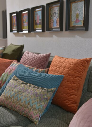 H.O.C.K. Cahlil Dekokissen 50x30cm multicolor boho