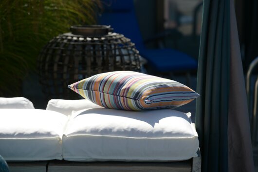 H.O.C.K. Yucatan Outdoor Kissen 60x40cm pastell
