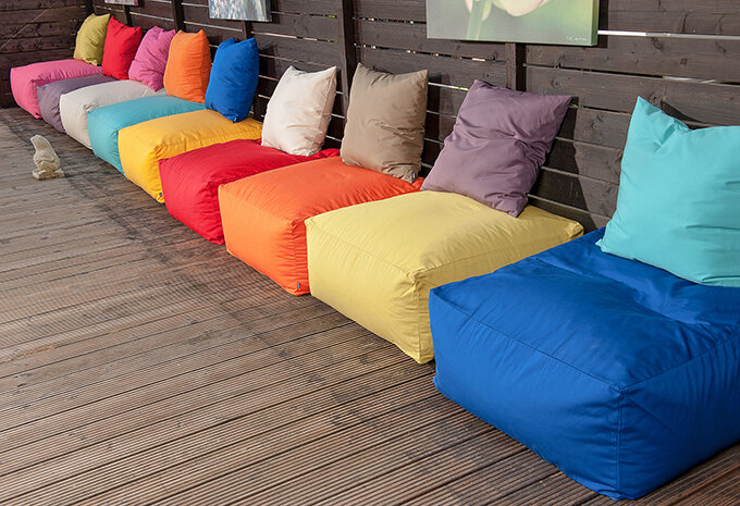 H.O.C.K. Classic Uni Outdoor Kissen 60x60cm türkis