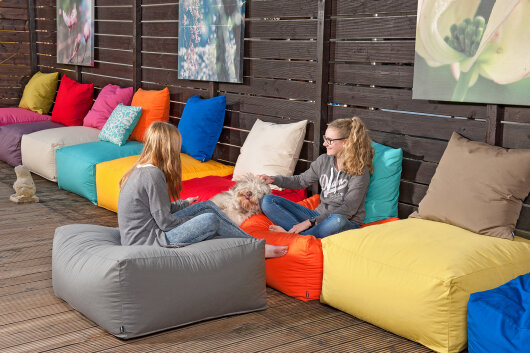 H.O.C.K. Classic Uni Outdoor Kissen 60x60cm orange