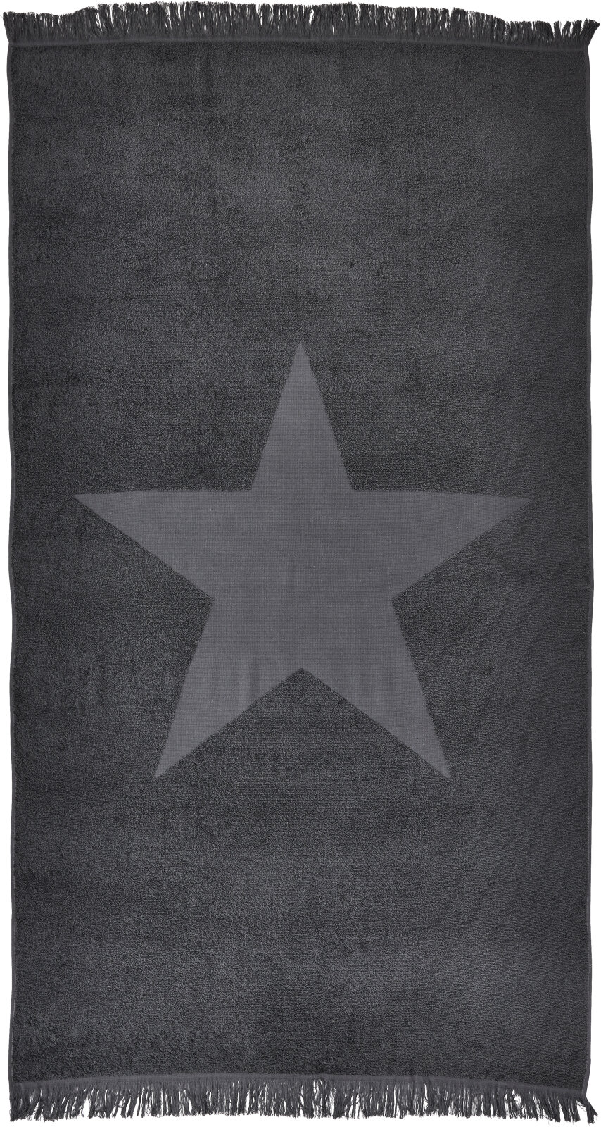 H.O.C.K. Strandhandtuch Costa Rica Towel 90x160cm Star anthrazit 3900