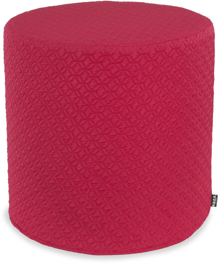 H.O.C.K. Giulio Outdoor Hocker rund Pouf ø45x45cm himbeer