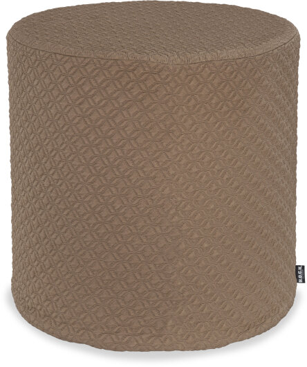 H.O.C.K. Giulio Outdoor Hocker rund Pouf ø45x45cm taupe