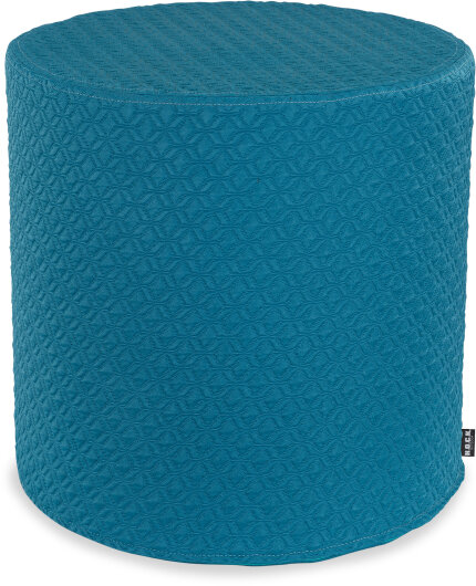 H.O.C.K. Giulio Outdoor Hocker rund Pouf ø45x45cm petrol