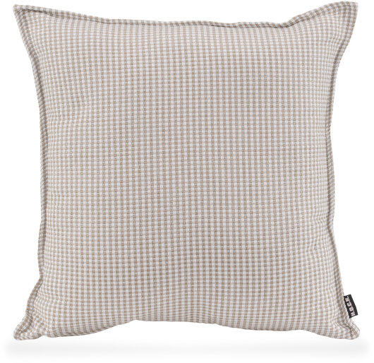 H.O.C.K. Allam Outdoor Kissen kariert 50x50cm mit Biese beige nanu