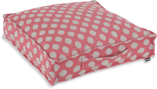 H.O.C.K. Banno dots Outdoor Matratzenkissen Punkte 50x50x10cm rot nanu