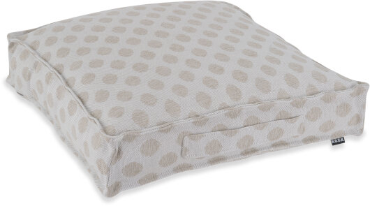 H.O.C.K. Banno dots Outdoor Matratzenkissen Punkte 50x50x10cm natur nanu