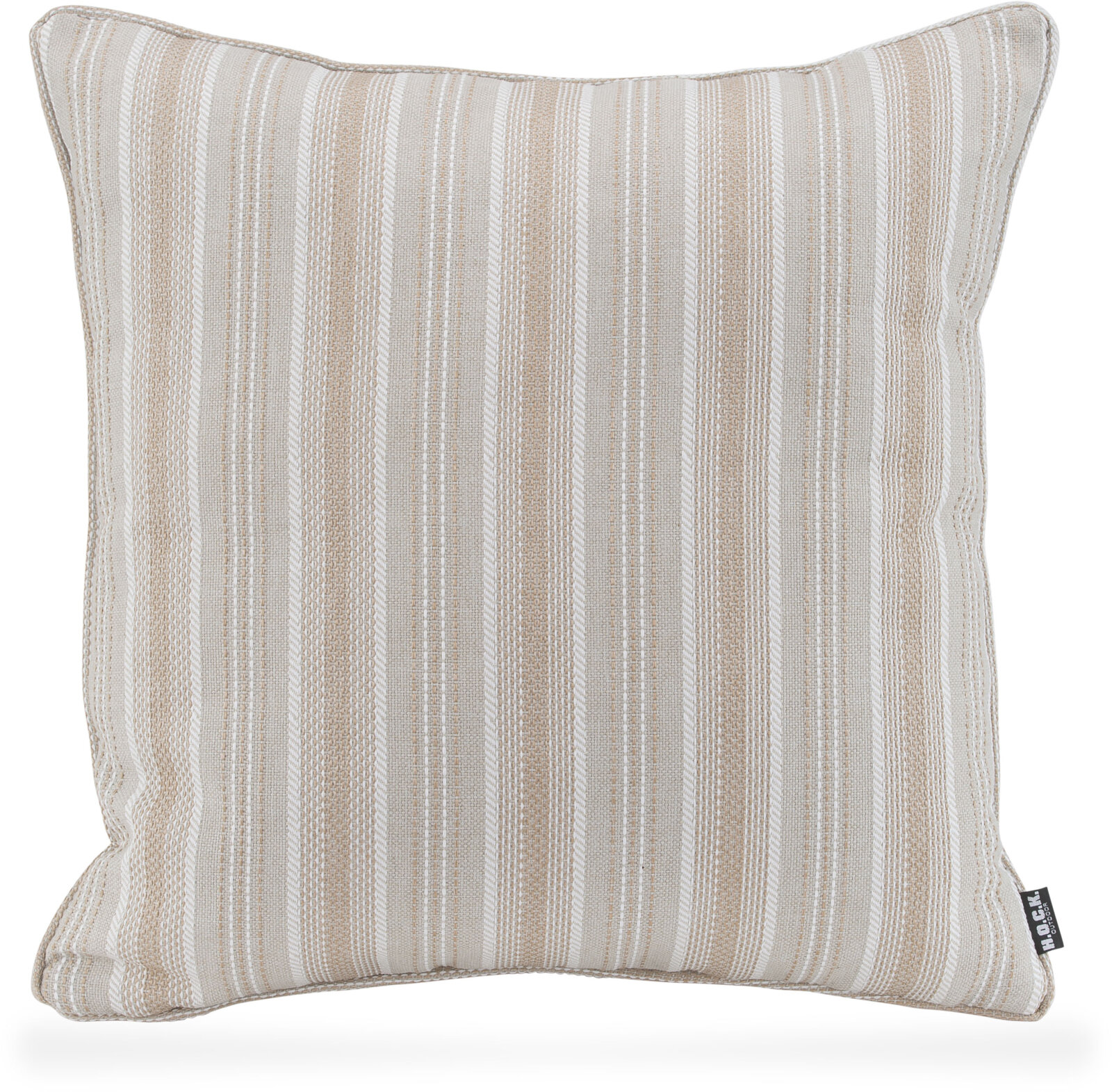 H.O.C.K. Tivolo Outdoor Kissen mit Keder 50x50cm natur taupe nanu