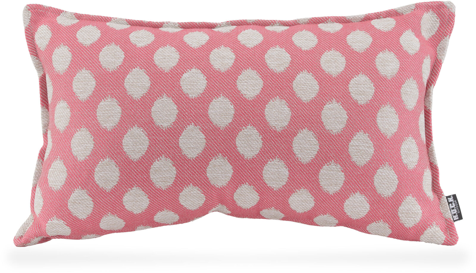 H.O.C.K. Banno dots Outdoor Kissen mit Biese Punkte 50x30cm Punkte rot nanu