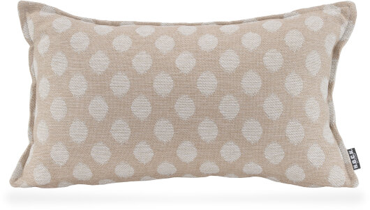 H.O.C.K. Banno dots Outdoor Kissen mit Biese Punkte 50x30cm Punkte beige nanu