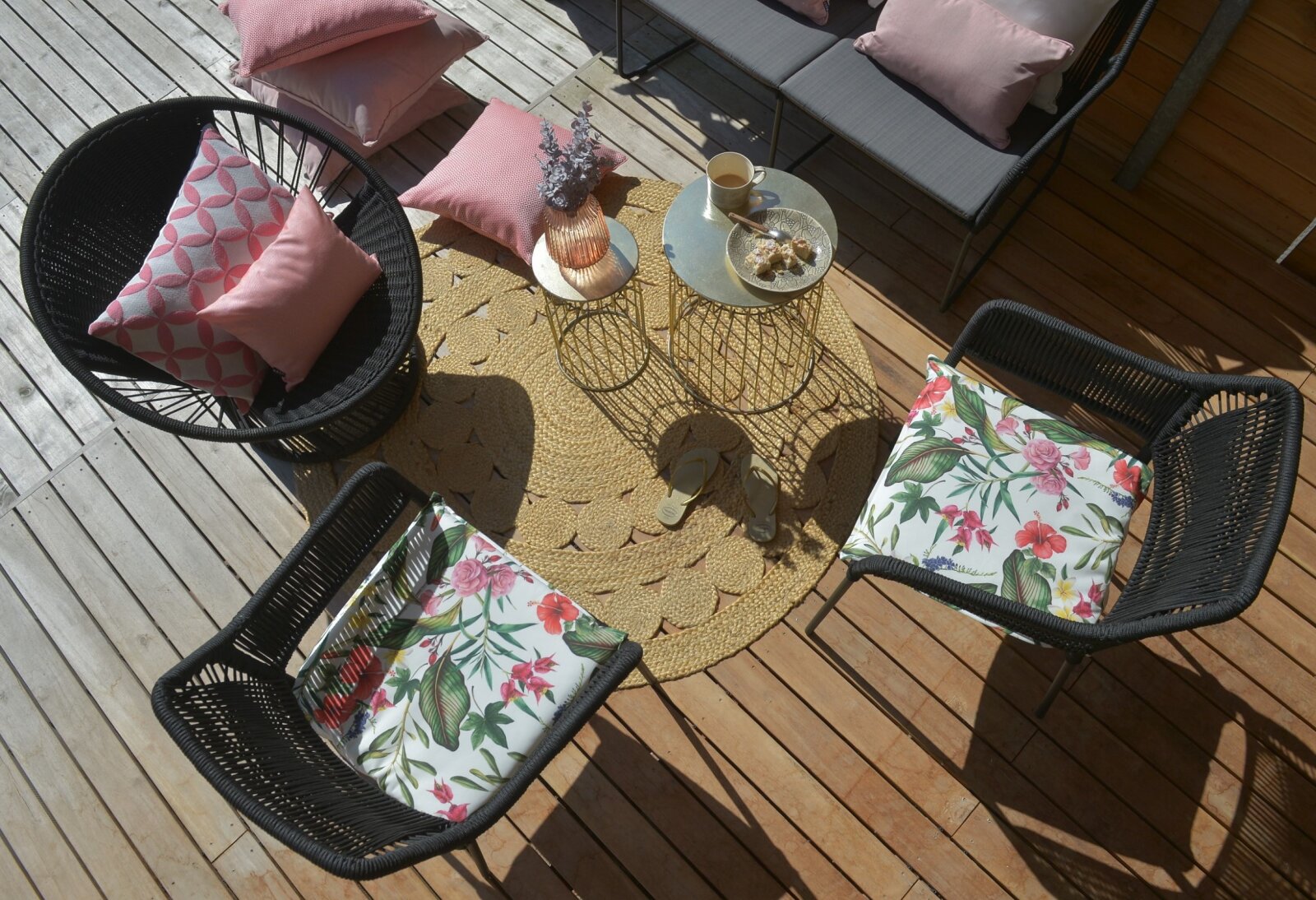 H.O.C.K. Luna Outdoor Wendekissen 60x40cm berry
