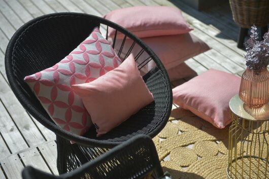 H.O.C.K. Luna Outdoor Wendekissen 60x40cm berry