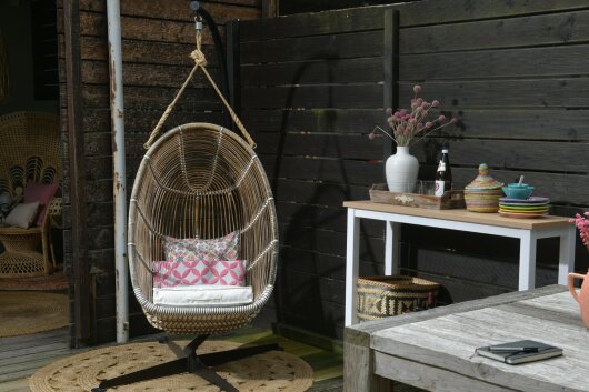 H.O.C.K. Luna Outdoor Wendekissen 60x40cm berry