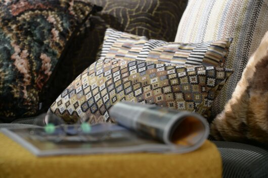 H.O.C.K. Hugo Kissen 60x40cm multi beige col. 01