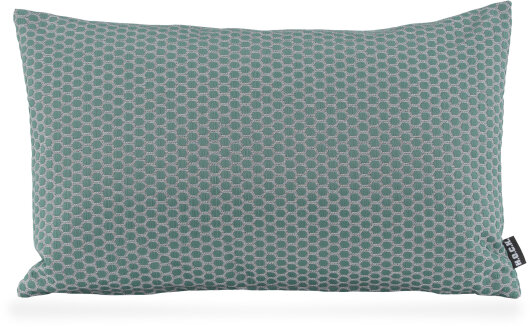 H.O.C.K. Miss Dots Kissen 50x30cm mit Punkten petrol grün col. 09