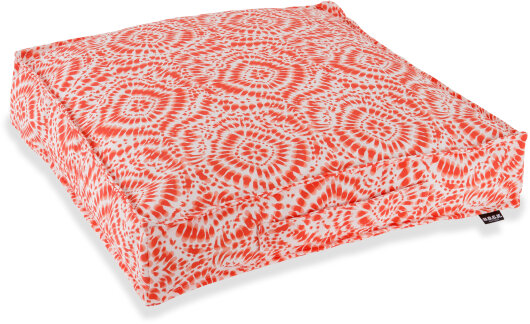 H.O.C.K. Badu Batik Steel Outdoor Matratzenkissen 50x50x10cm col. 20 orange