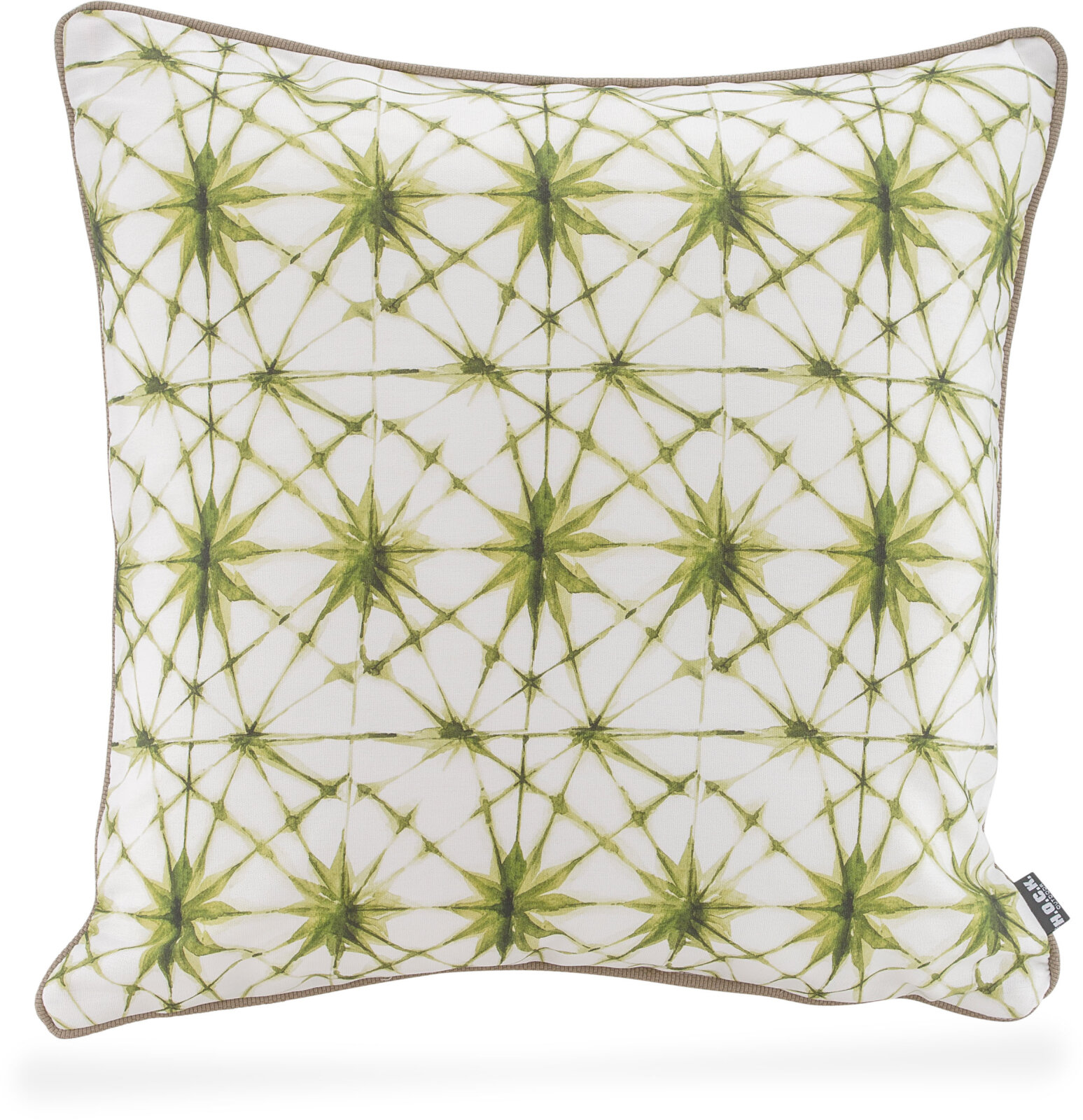 H.O.C.K. Sparkle Outdoor Kissen 60x40cm Grün - Wasserabweisende Gartenkissen Mit Keder Inkl. Füllung