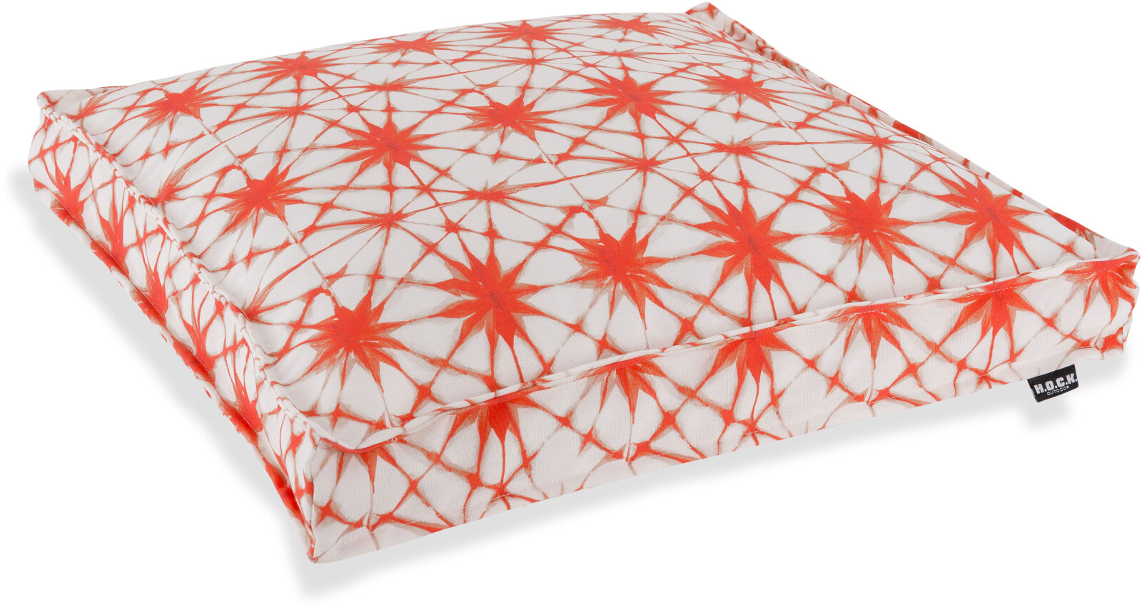 H.O.C.K. Badu Batik Saphire Outdoor Sitzkissen 50x50x5cm col. 20 orange