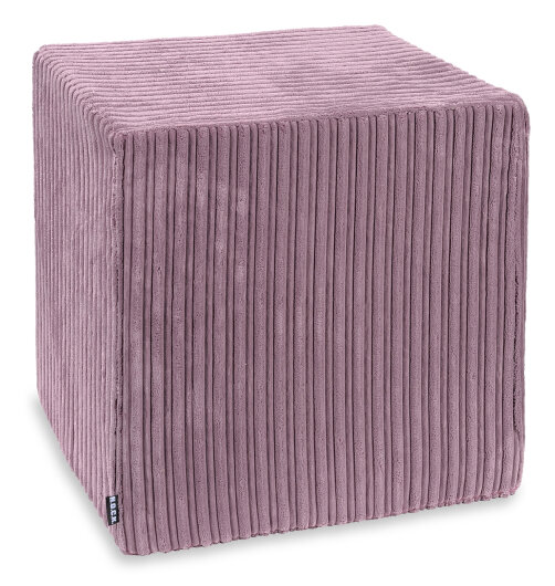 H.O.C.K. Corduroy Cube/ Sitzwürfel 45x45x45cm cord mauve