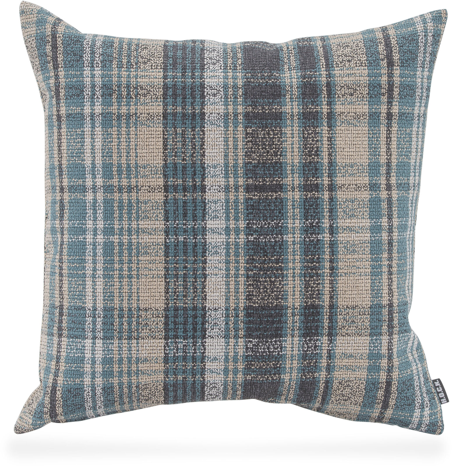 H.O.C.K. Ardesia Kissen kariert 50x50cm blau col. 021