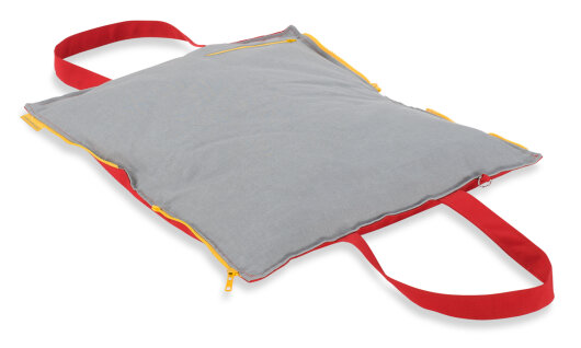 Hhooboz Pillowbag S red-grey