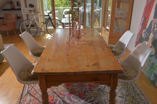 H.O.C.K. Fell-Sitzauflage eckig 35x35cm taupe col. 17