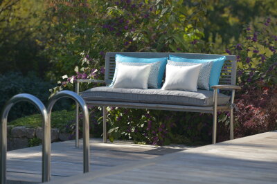 H.O.C.K. Caribe Outdoor Kissen 40x30cm anthrazit