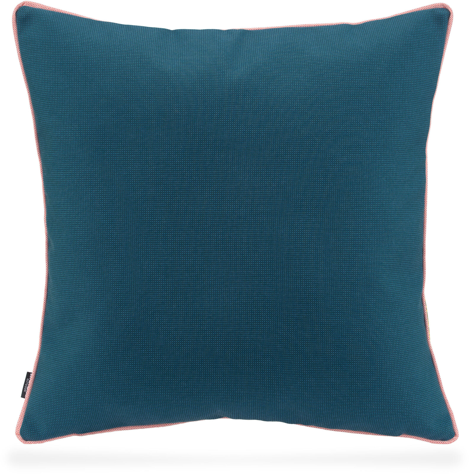 H.O.C.K. Eliza-Bouquet Outdoor Wendekissen Blumen-Motiv mit Keder 50x50cm petrol