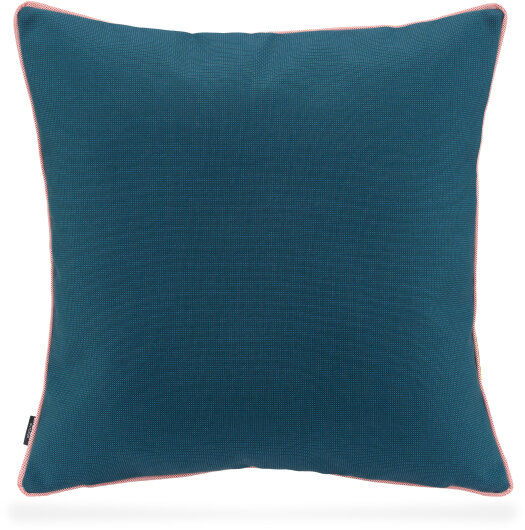 H.O.C.K. Eliza-Bouquet Outdoor Wendekissen Blumen-Motiv mit Keder 50x50cm petrol