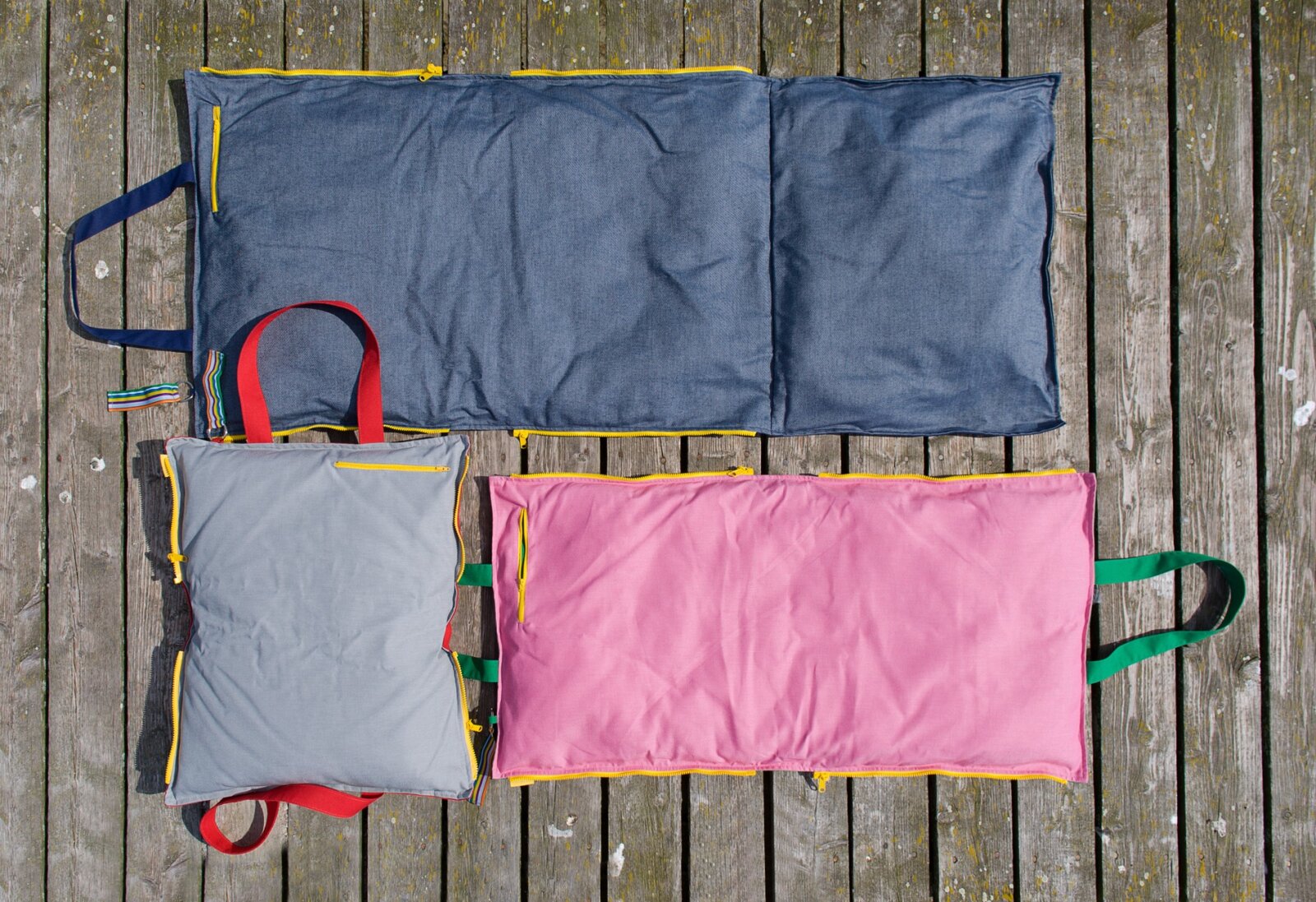 Hhooboz Pillowbag S emerald-green-pink