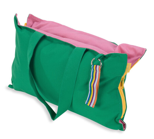 Hhooboz Pillowbag S emerald-green-pink