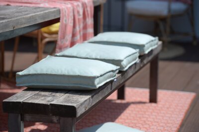 H.O.C.K. Gian Outdoor Kissen 50x50cm lindgrün col. 67 cobo