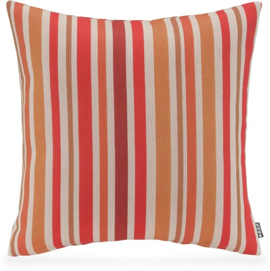 H.O.C.K. Glory Outdoor Kissen 50x50cm Streifen orange rot col. 9 cobo