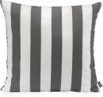 H.O.C.K. Classic Streifen Outdoor Kissen 50x50cm grau