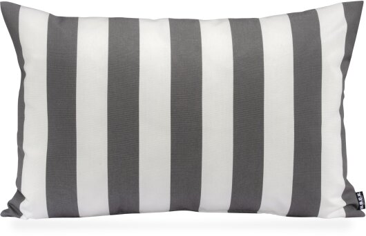 H.O.C.K. Classic Streifen Outdoor Kissen 60x40cm grau